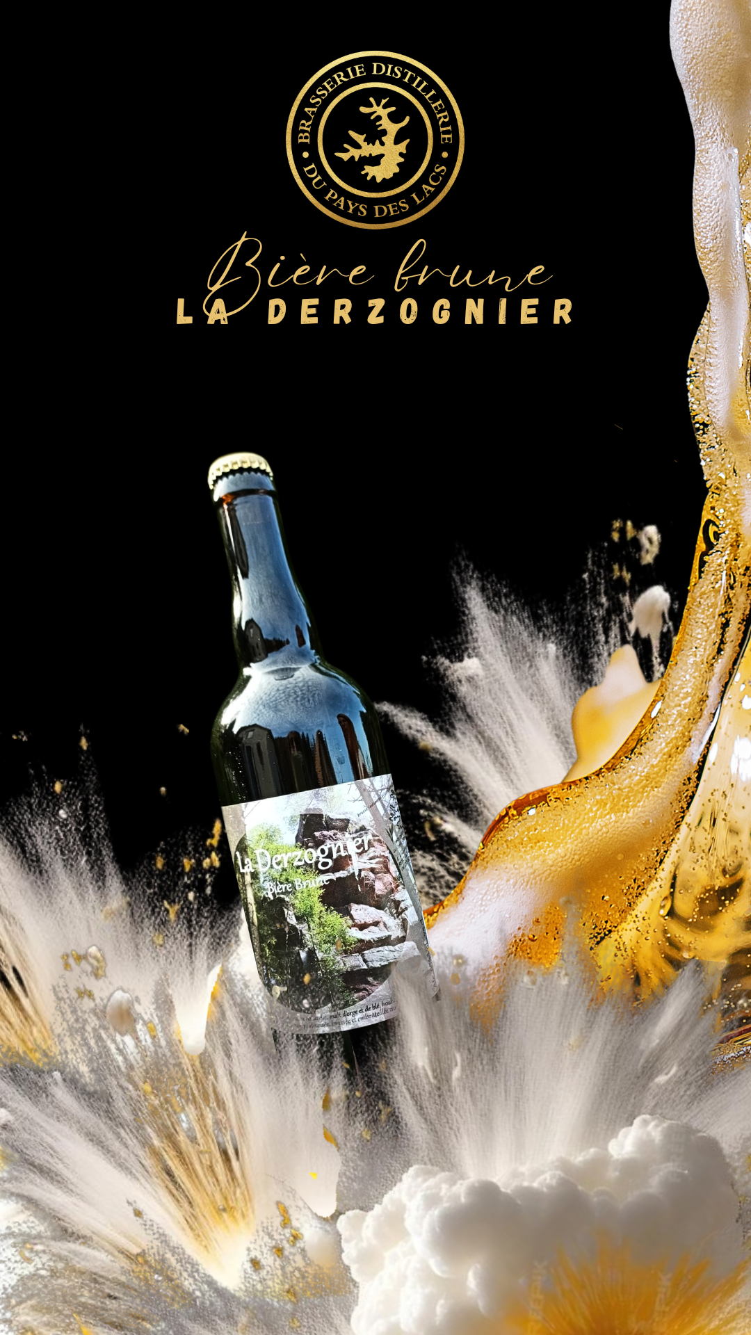 Bière brune La Derzognier